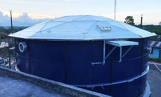 Geodätische Kuppel Tank Dach